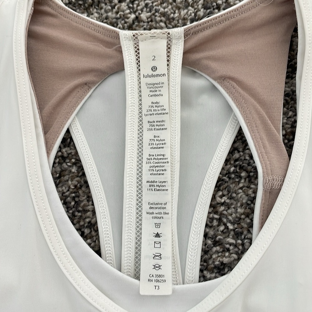 Lululemon Tank - Picture 3 of 3